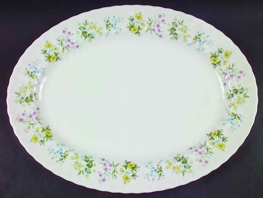 Spring Valley 16" Oval Serving Platter by Minton-1