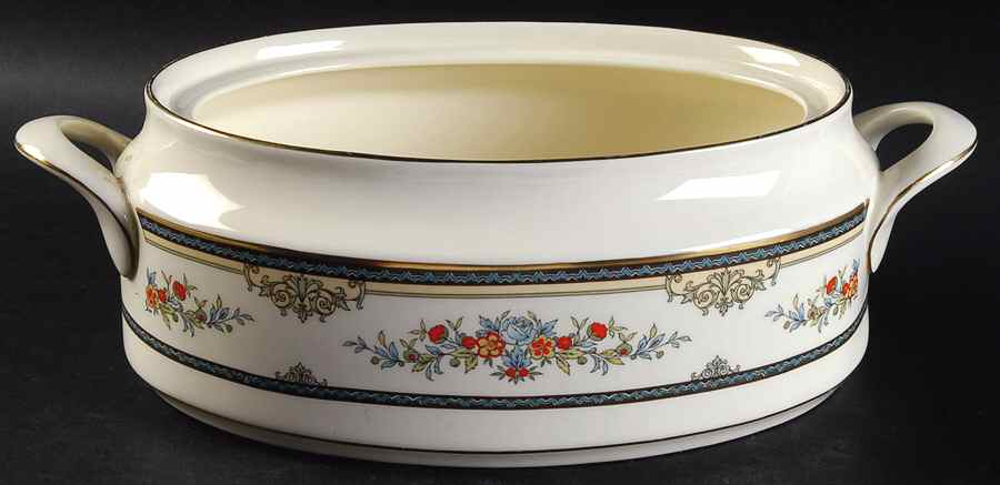 Stanwood (Gold Trim) Oval Vegetable No Lid by Minton-1