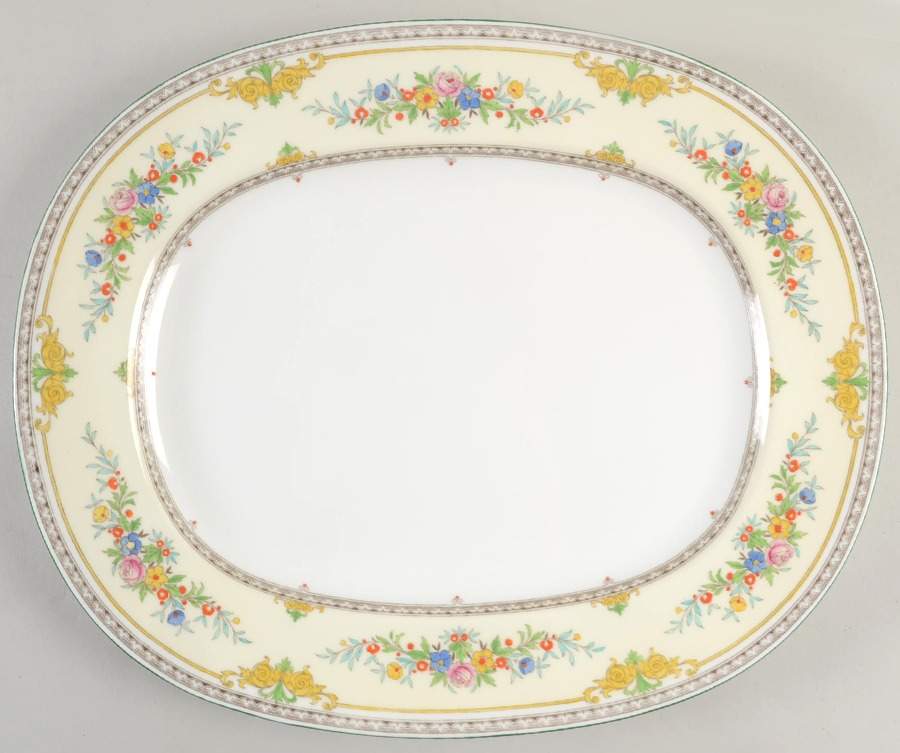 Stanwood 15" Oval Serving Platter by Minton-1