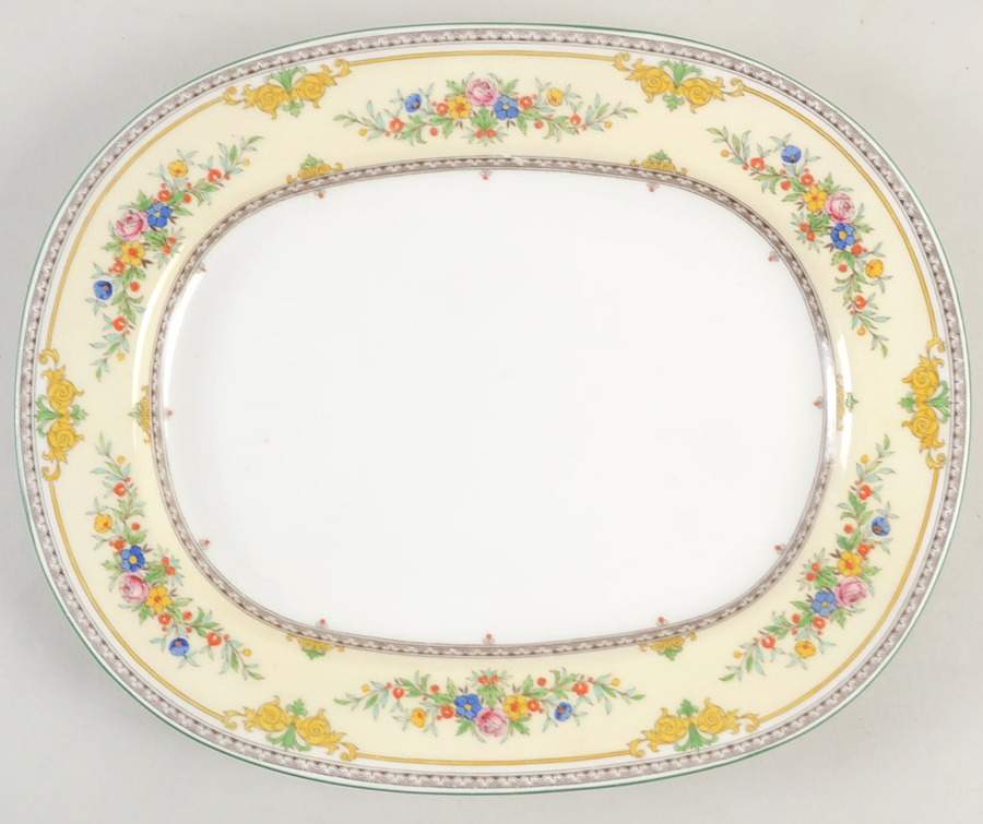 Stanwood 10" Oval Serving Platter by Minton-1