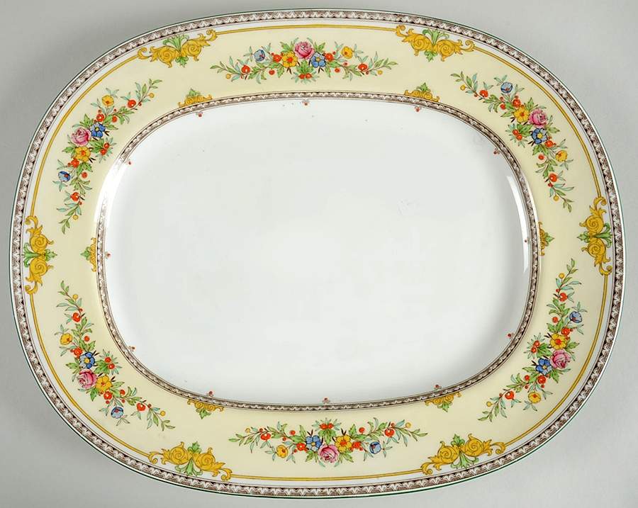 Stanwood 16" Oval Serving Platter by Minton-1