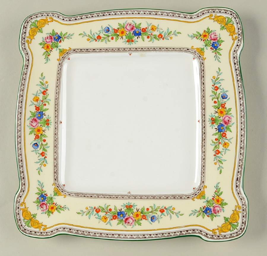 Stanwood 9" Square Cake Plate by Minton-1