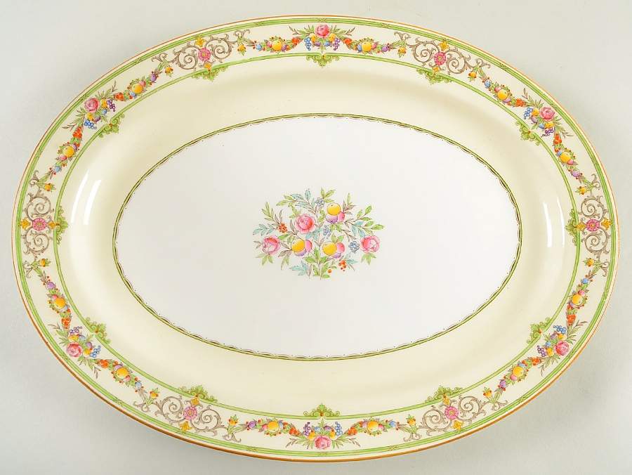 Stratford 15" Oval Serving Platter by Minton-1