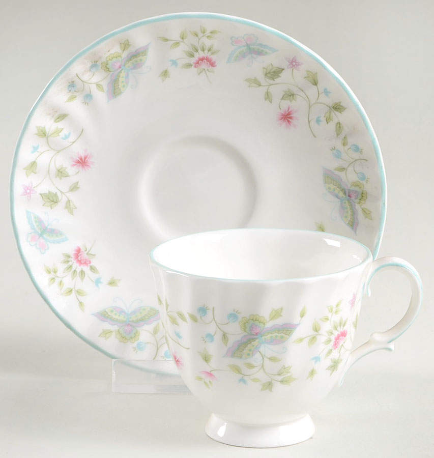 Summer Days Footed Demitasse Cup & Saucer Set by Minton-1