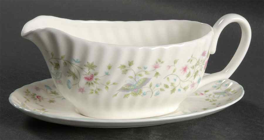 Summer Days Gravy Boat & Underplate by Minton-1