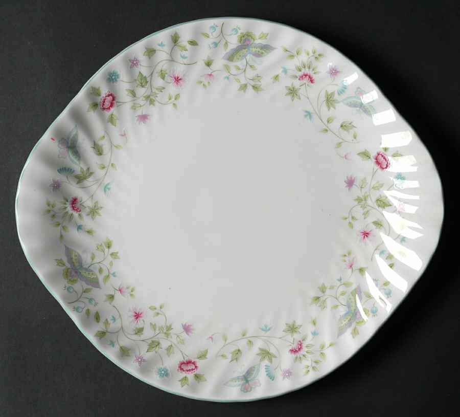 Summer Days Handled Cake Plate by Minton-1