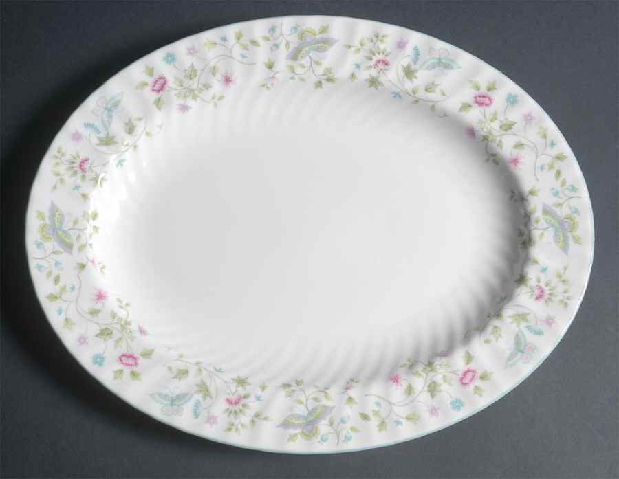 Summer Days 13" Oval Serving Platter by Minton-1