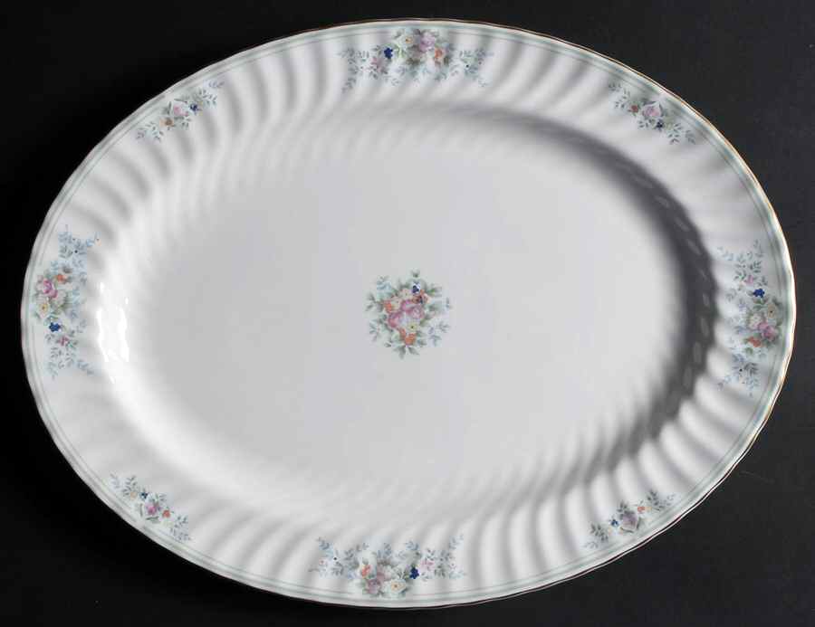 Sunningdale 16" Oval Serving Platter by Minton-1