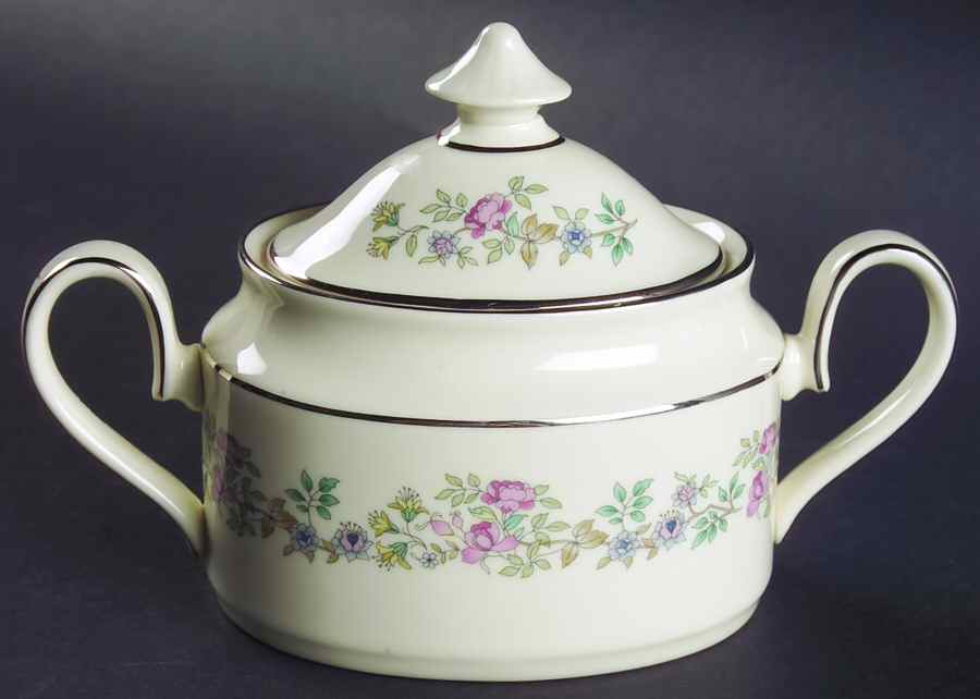 Summer Song Sugar Bowl & Lid by Minton-1