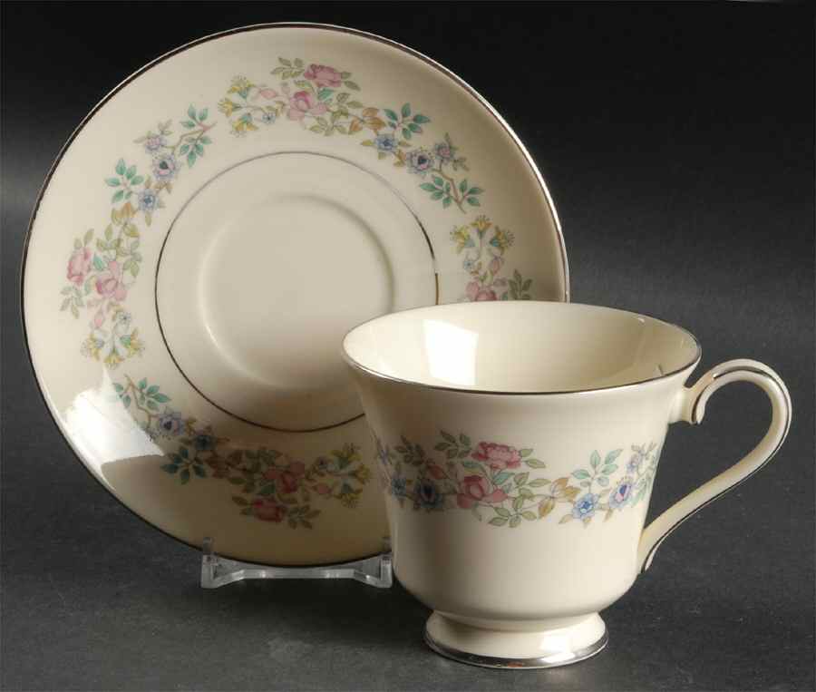 Summer Song Footed Cup & Saucer Set by Minton-1