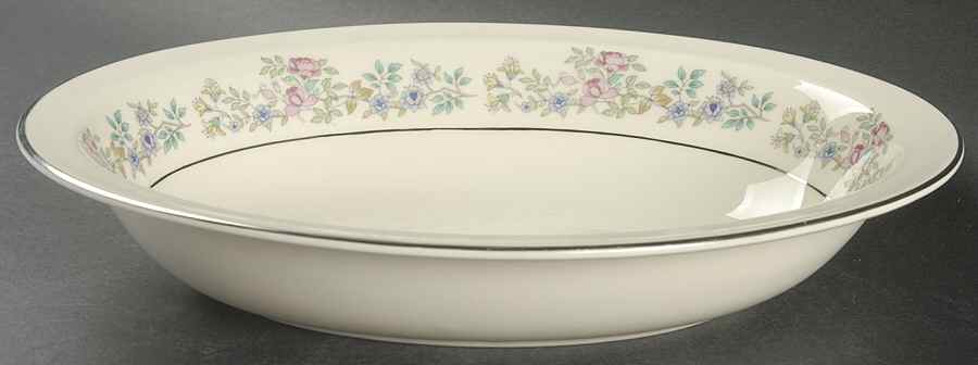 Summer Song 10" Oval Vegetable Bowl by Minton-1