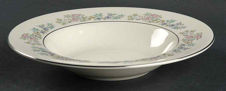 Summer Song Rim Soup Bowl by Minton-1