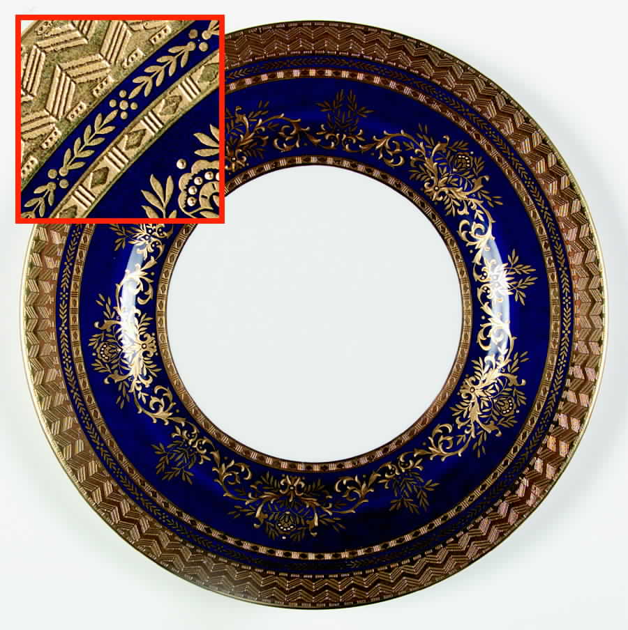 Sutherland Mazarine Luncheon Plate by Minton-1