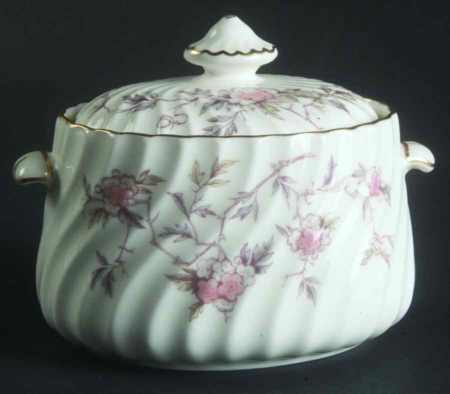 Suzanne Sugar Bowl & Lid by Minton-1