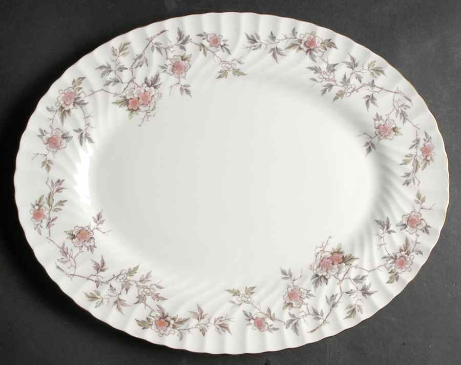 Suzanne 15" Oval Serving Platter by Minton-1
