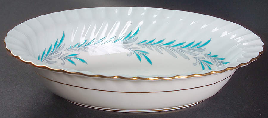 Symphony Blue 10" Oval Vegetable Bowl by Minton-1