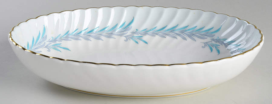 Symphony Blue 10" Oval Vegetable Bowl by Minton-1