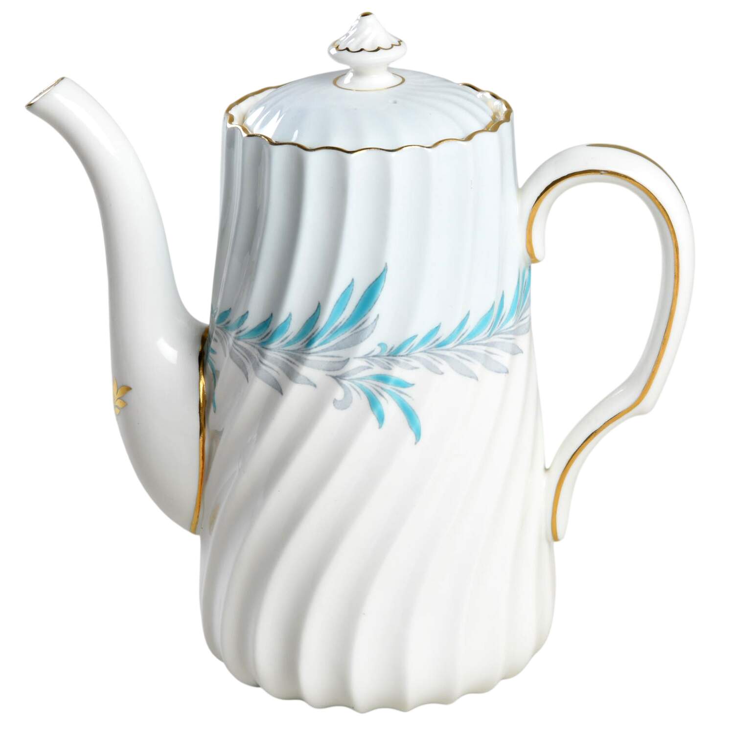 Symphony Blue Small Coffee Pot & Lid by Minton-1