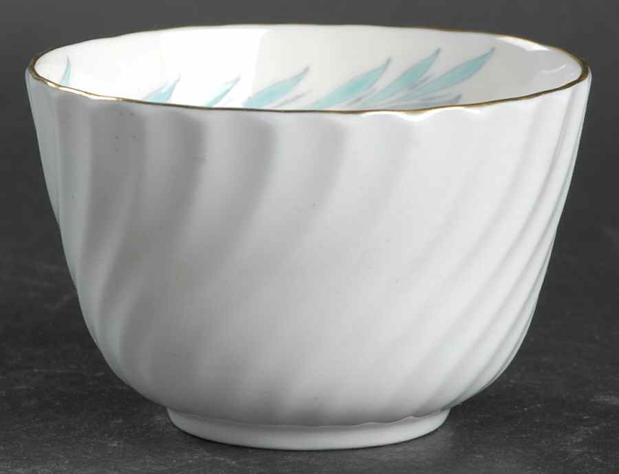 Symphony Blue Open Sugar Bowl by Minton-1