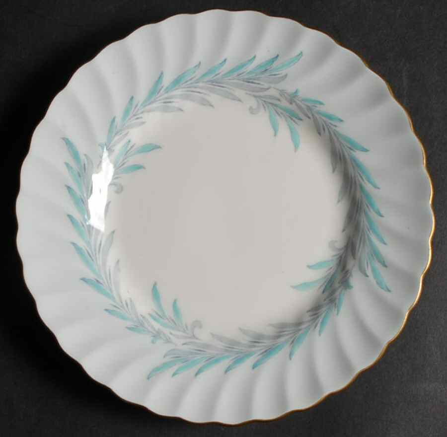 Symphony Blue Bread & Butter Plate by Minton-1