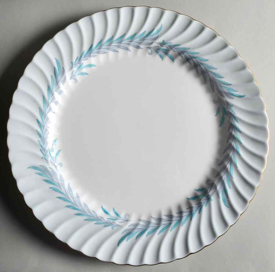 Symphony Blue 12" Chop Plate (Round Platter) by Minton-1