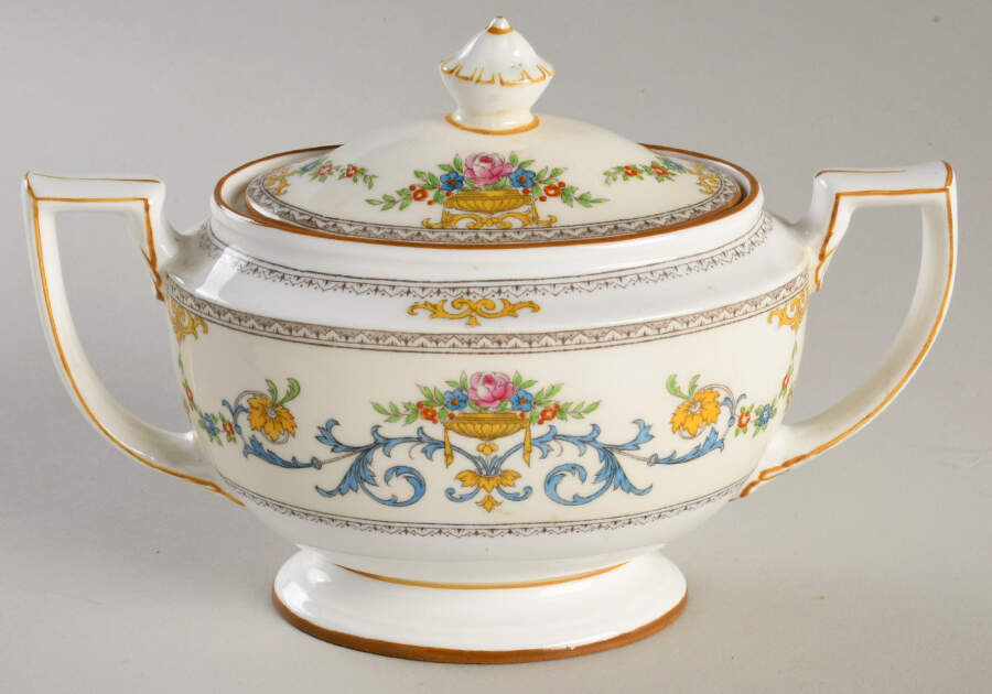 Talbot Sugar Bowl & Lid by Minton-1