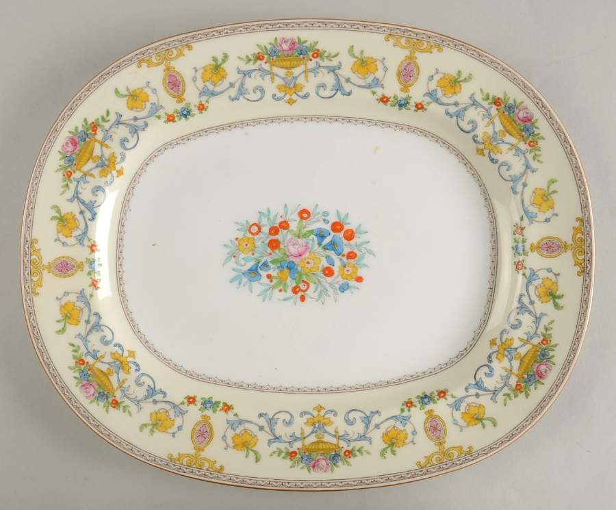 Talbot 13" Oval Serving Platter by Minton-1