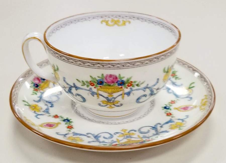 Talbot Footed Cup & Saucer Set by Minton-1