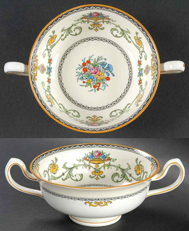 Talbot Footed Cream Soup Bowl by Minton-1