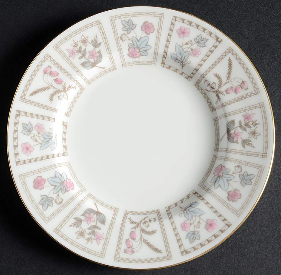 Tapestry (Gold Trim) Bread & Butter Plate by Minton-1