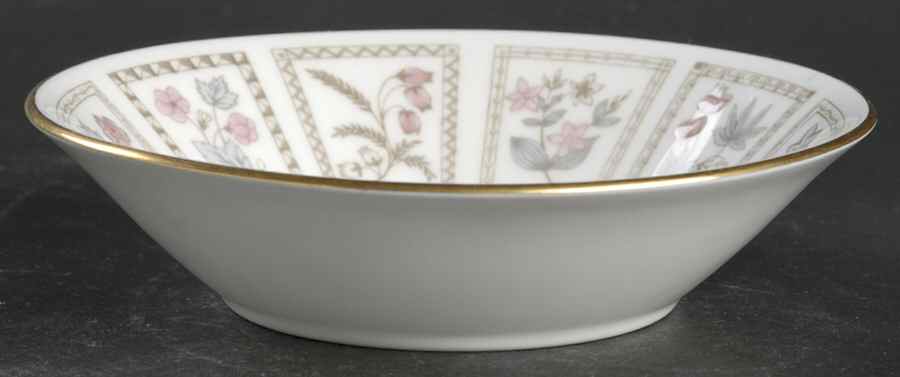 Tapestry (Gold Trim) Fruit/Dessert (Sauce) Bowl by Minton-1