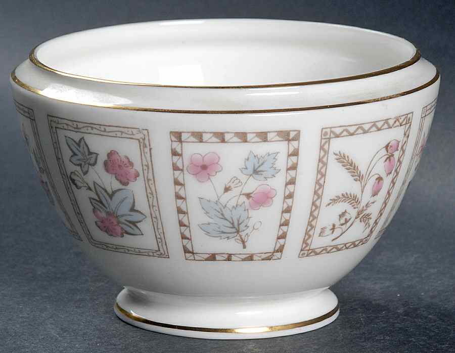 Tapestry (Gold Trim) Mini Open Sugar Bowl by Minton-1