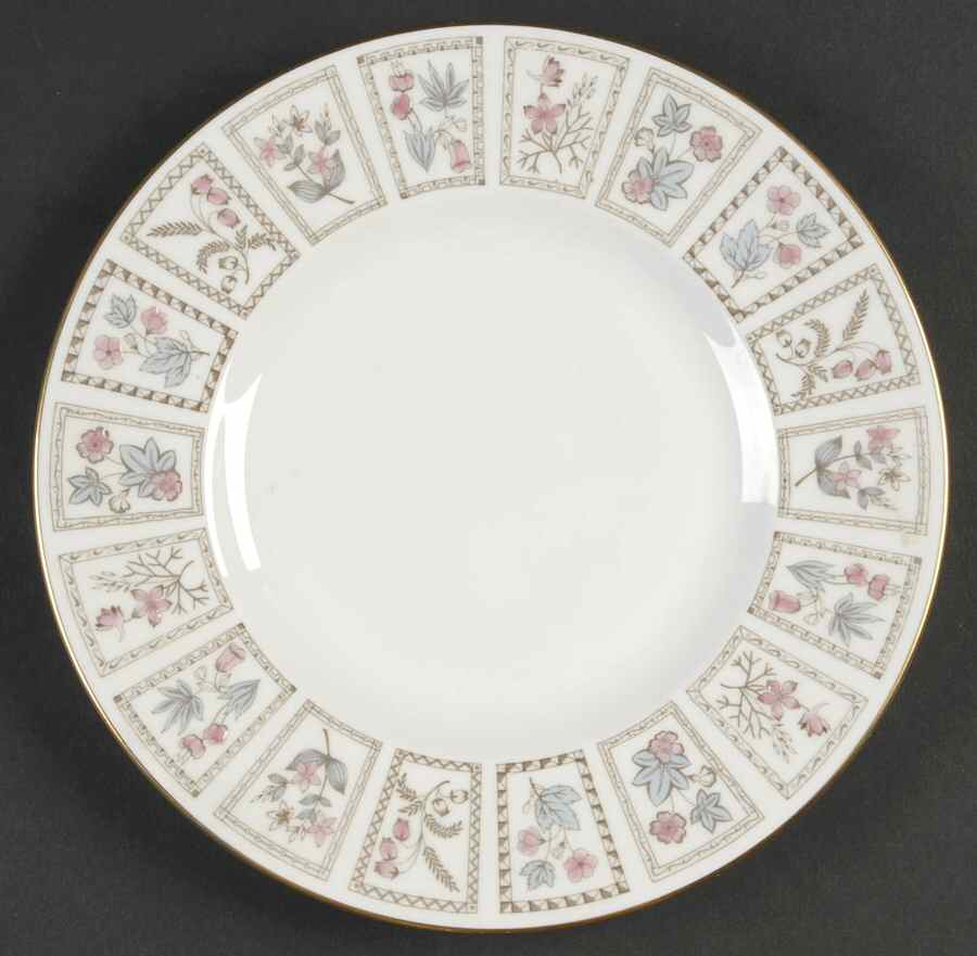 Tapestry (Gold Trim) Luncheon Plate by Minton-1