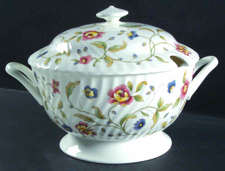 Tapestry (Newer, No Trim, S770) Tureen &  Lid by Minton-1
