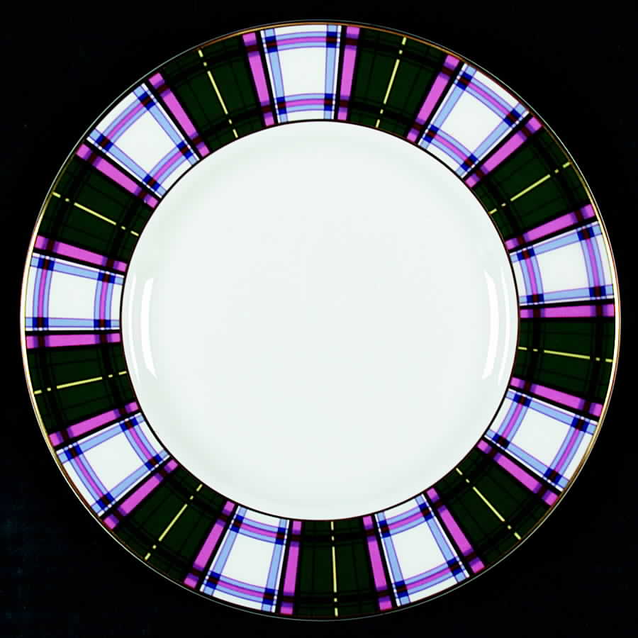 Tartan Royale Salad Plate by Minton-1