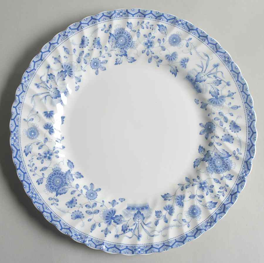 Thames Blue Dinner Plate by Minton-1