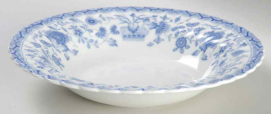 Thames Blue Rim Soup Bowl by Minton-1