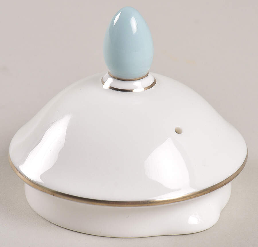 Turquoise Cameo Lid for Coffee Pot by Minton-1