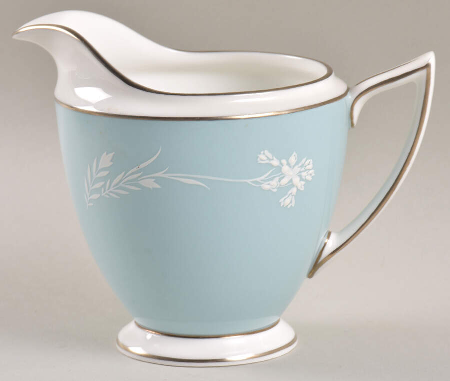 Turquoise Cameo Creamer by Minton-1