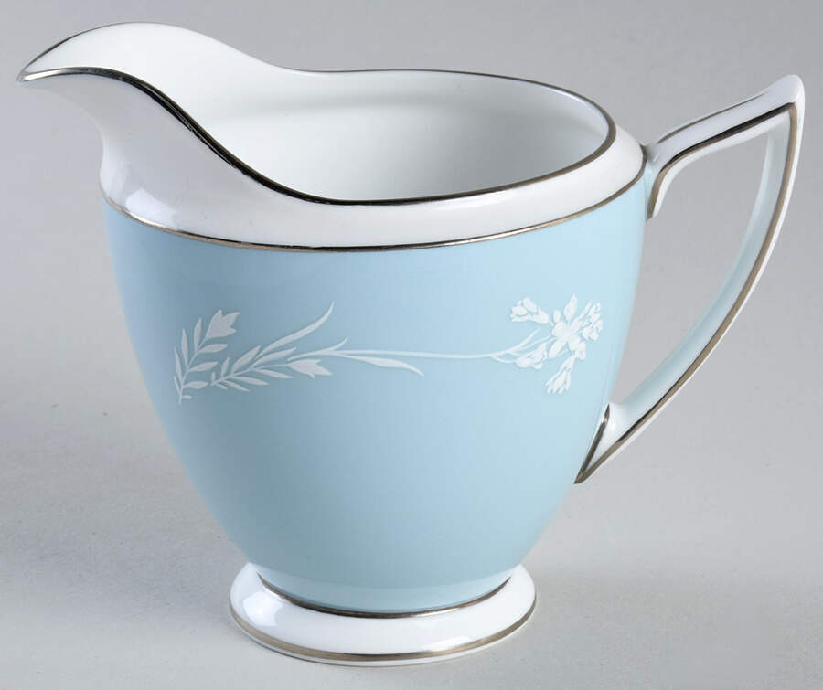 Turquoise Cameo Creamer by Minton-1