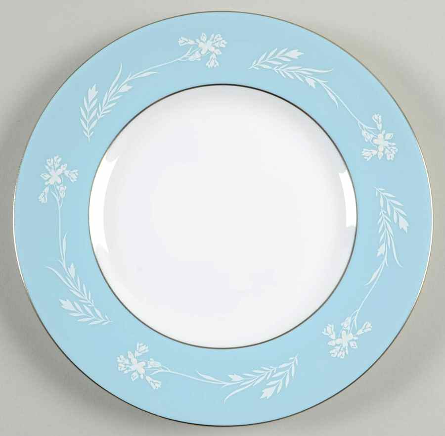 Turquoise Cameo Salad Plate by Minton-1