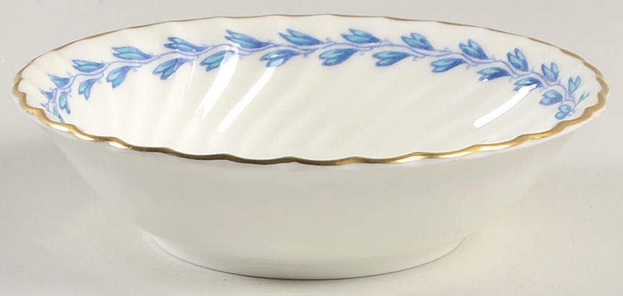 Turquoise Wreath Fruit/Dessert (Sauce) Bowl by Minton-1