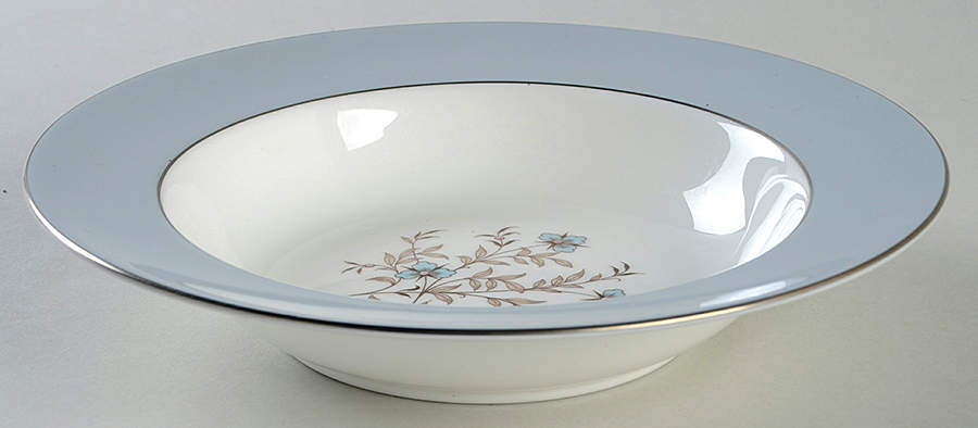 Twilight Grey Rim Soup Bowl by Minton-1