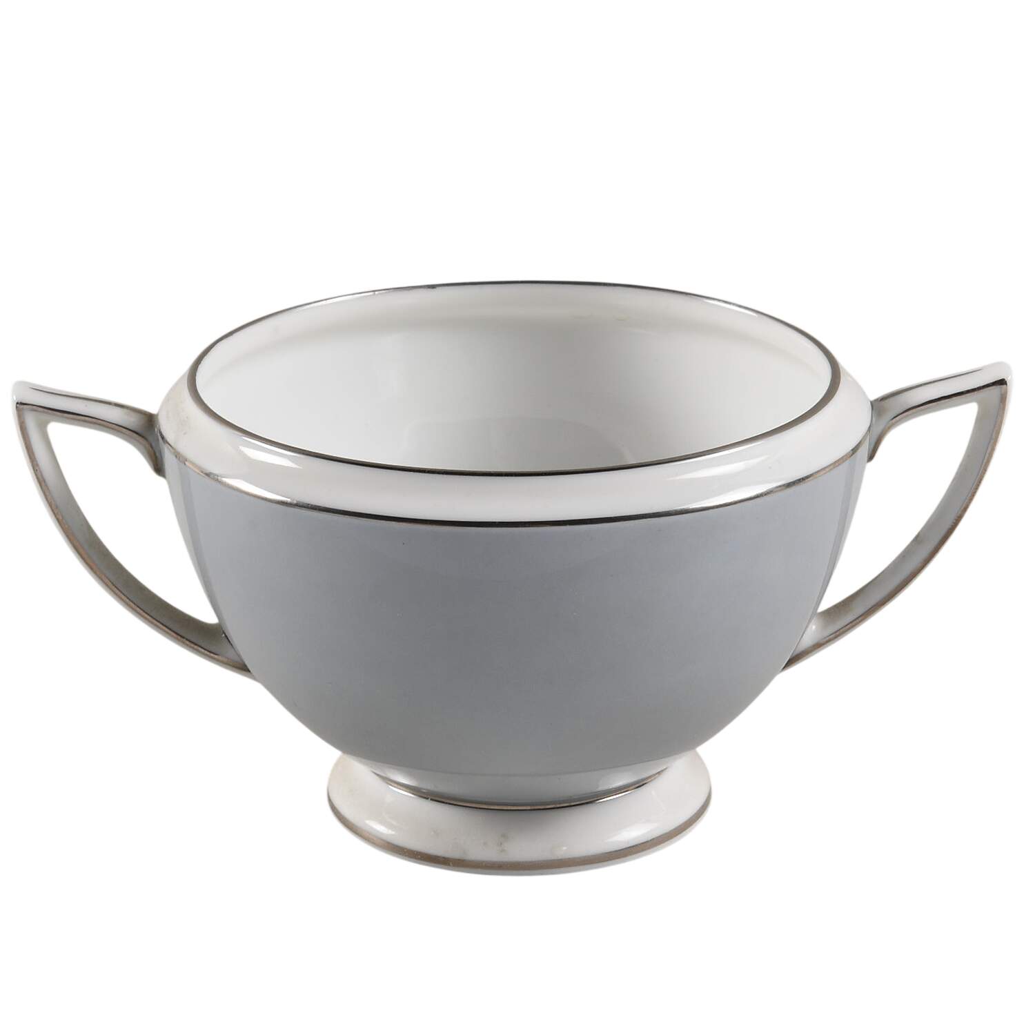 Twilight Grey Sugar Bowl No Lid by Minton-1