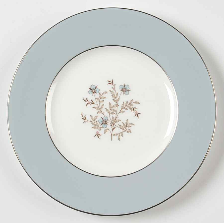 Twilight Grey Bread & Butter Plate by Minton-1