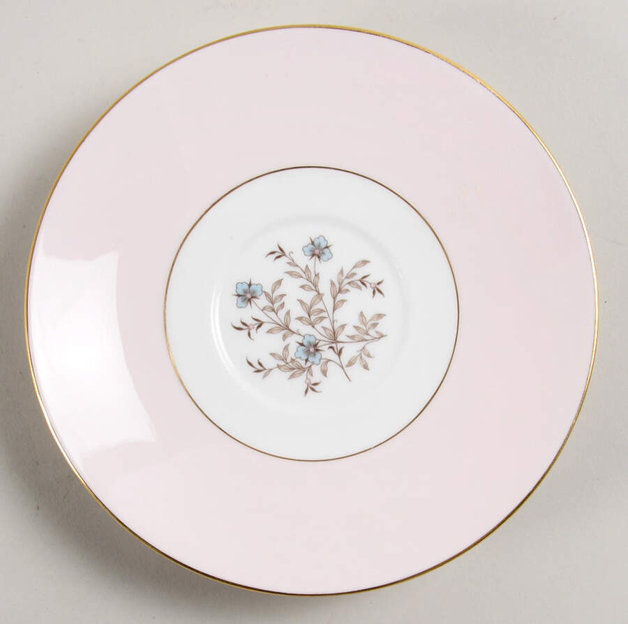 Twilight Pink Saucer by Minton-1
