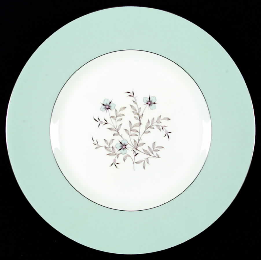 Twilight Turquoise Dinner Plate by Minton-1