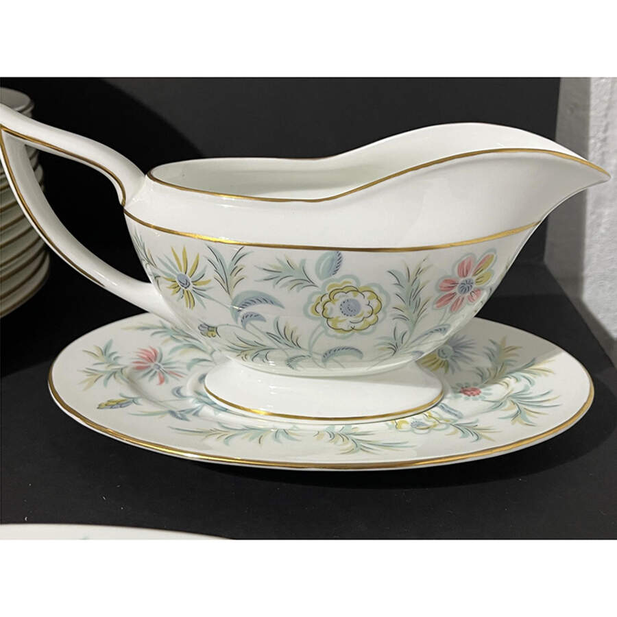 Vanessa Gravy Boat & Underplate by Minton-1