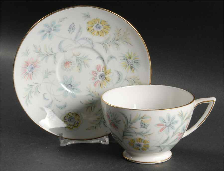 Vanessa Footed Cup & Saucer Set by Minton-1
