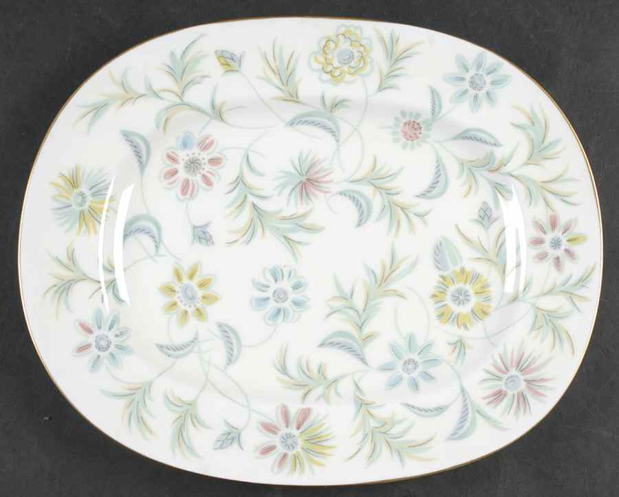 Vanessa 13" Oval Serving Platter by Minton-1